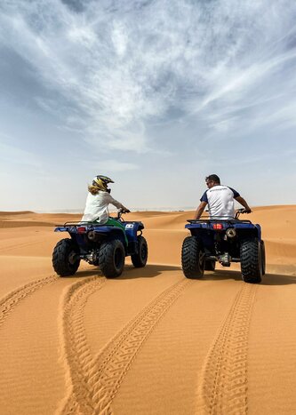 Quad Biking the Erg Chebbi Dunes