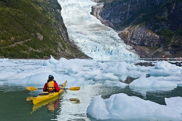 Kayaking on the Río Serrano