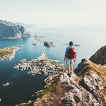 Hiking in the Lofoten archipelago