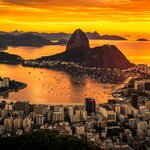 Savor long, glorious sunsets in Rio de Janeiro to end the trip
