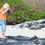 Spot rare and endemic wildlife on this family trip to the Galápagos
