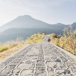 A road to the village of San Juan Laguna on Lake Atitlán