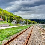 Enjoy views of the St. Lawrence River as you travel between Québec City and Baie-Saint-Paul