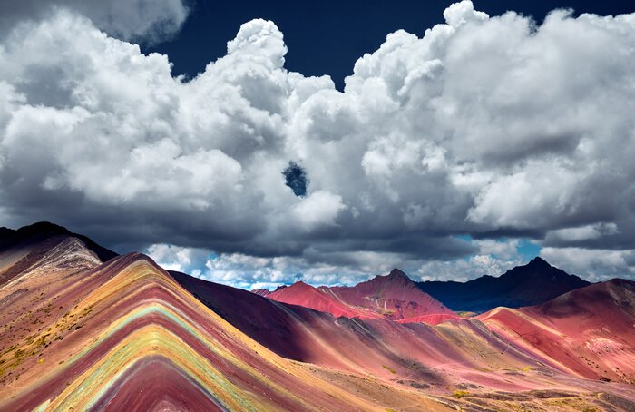 Enjoy a hike  on Rainbow Mountain in October without the hordes of foreign travelers