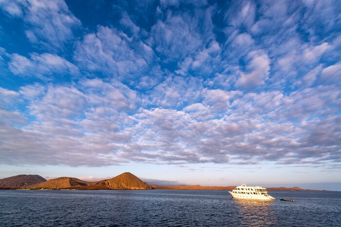 Take a spin around Sullivan Bay on your epic luxury cruise through the Galápagos archipelago