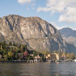 Old stone houses in the village of Cadenabbia