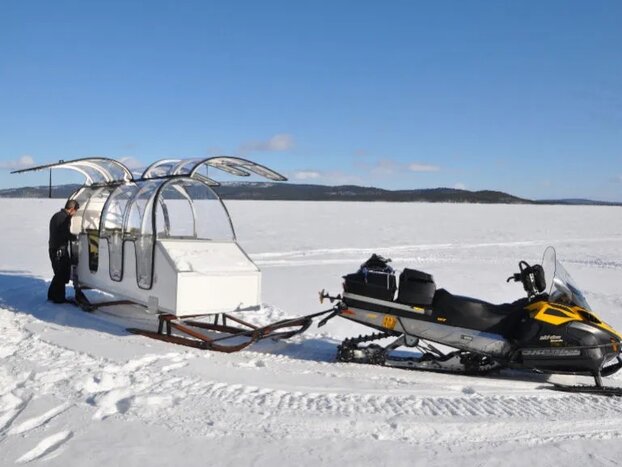 Private Glass-Roof Sleigh Ride and Traditional Winter Net Fishing