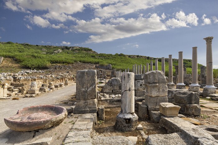 Ruins of the ancient city of Perge