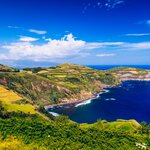The lush volcanic landscapes of São Miguel