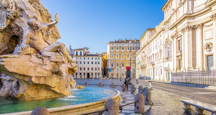 Piazza Navona in Rome, Italy