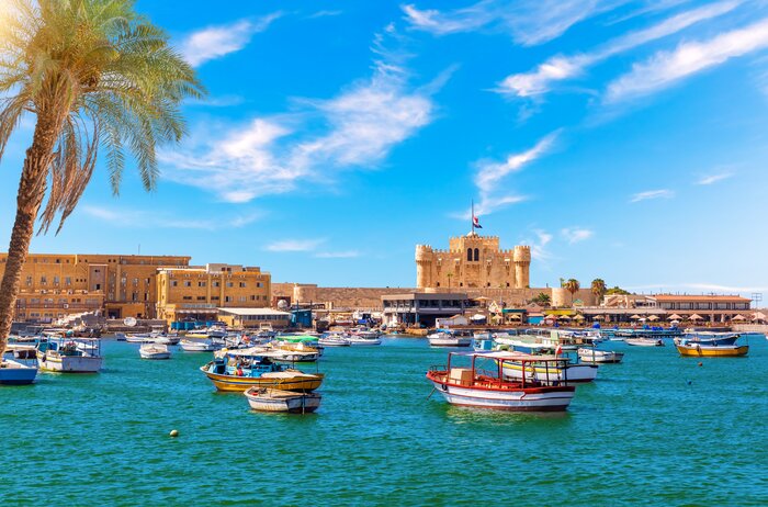 Spend two days exploring the Mediterranean port city of Alexandria