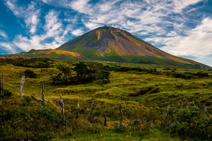 Hike to the top of Mount Pico on Pico Island, a great activity in September