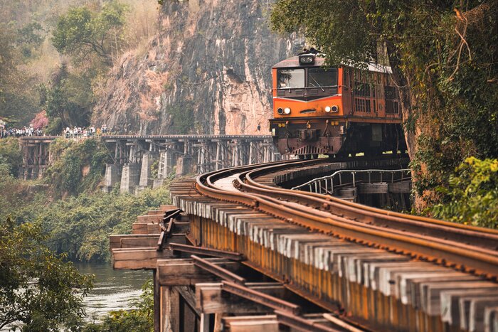 Discover the World War II era Bridge over the River Kwai