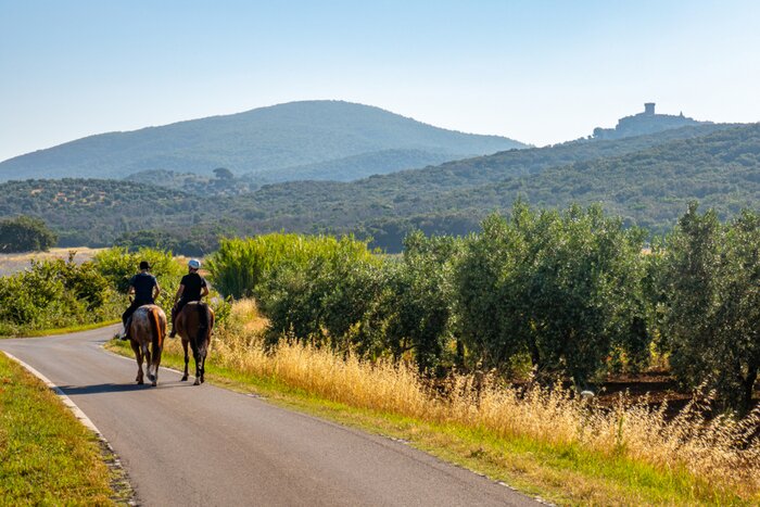 A Scenic Horseback Ride in Tuscany