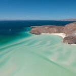 Relax on the pristine beaches of La Paz on the Baja California peninsula