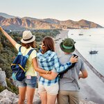 Hike to coastal vistas and mythical ancient sites near Adrasan