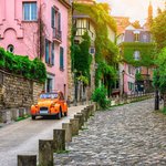 Quiet street in Montmartre