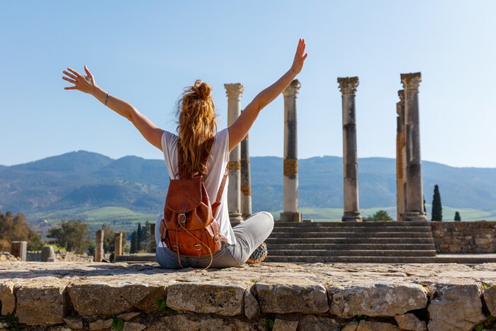 Trace history through the UNESCO-listed sites of Spain and Morocco—like the Roman ruins of Volubilis