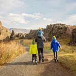 Take a hike in Þingvellir National Park with the kids in tow