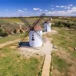 Discover the iconic windmills of La Mancha, Made famouse by Cervantes' "Don Quixote"