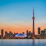 Admire Toronto's iconic skyline on a dinner cruise on Lake Ontario