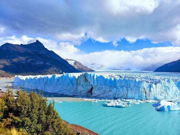 Marvel at the view (and size!) of Argentina's Perito Moreno Glacier in Los Glasyares National Park, Patagonia