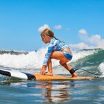Learning to surf in Costa Rica