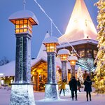 Spend time at the Arctic Circle in wintry Rovaniemi