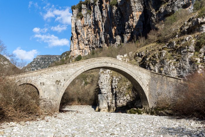 Missios Bridge, one of many arched stone bridges in Zagori