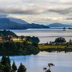 Sundown over Argentina's Lake District