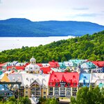 Board the gondola for a pretty panorama of Mont-Tremblant Ski Resort