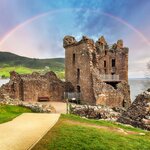 Explore Urquhart Castle following a private cruise in Loch Ness