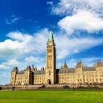 Admire the iconic Parliament Hill in Canada's capital, Ottawa