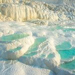 Take in the unique sights of famed Pamukkale, a great natural wonder of Turkey