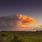 A storm brews in Argentina's La Pampa