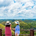 Look out over Bohol's famous Chocolate Hills