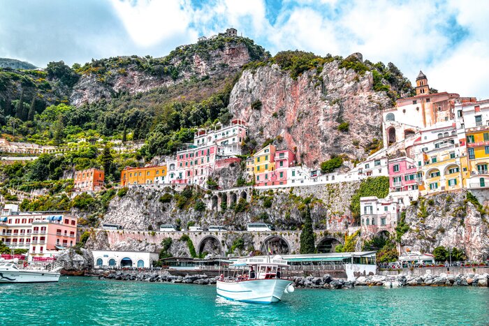 Half day group boat tour of the Amalfi Coast