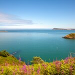 Fishguard seascape on a summer day, Pembrokeshire 
