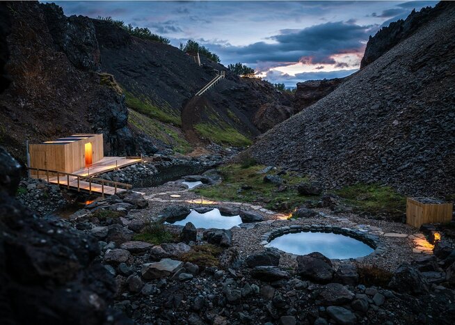 Husafell Canyon Baths