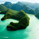 Experience Langkawi's verdant hillsides on an daytime boat cruise