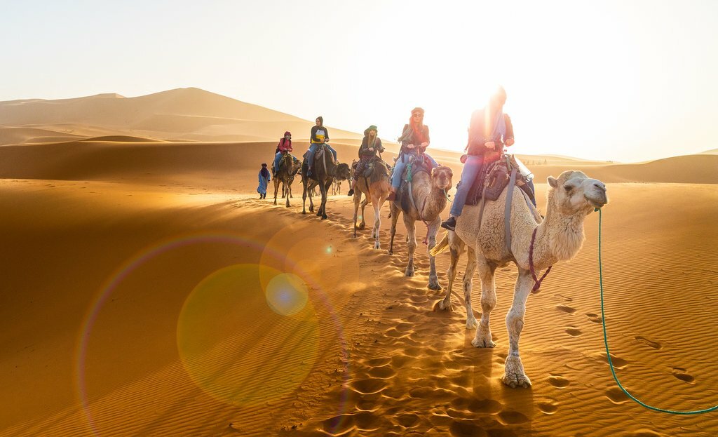 Merzouga Sunset Camel Ride Desert Overnight Kimkim