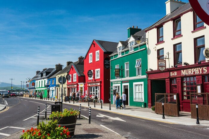 Colorful Dingle High Street