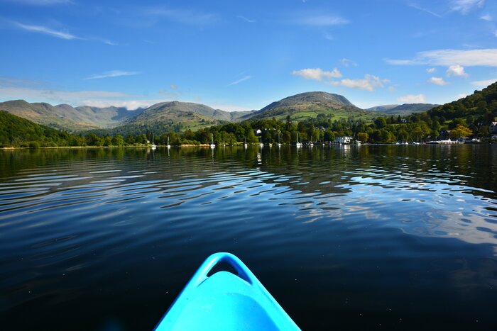 Kick your Lake District adventure off with an afternoon of canoeing on Lake Windermere
