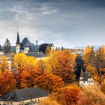 Admire the changing leaves in the Swiss capital of Bern in early October