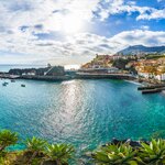 View of Câmara de Lobos in southeast Madeira