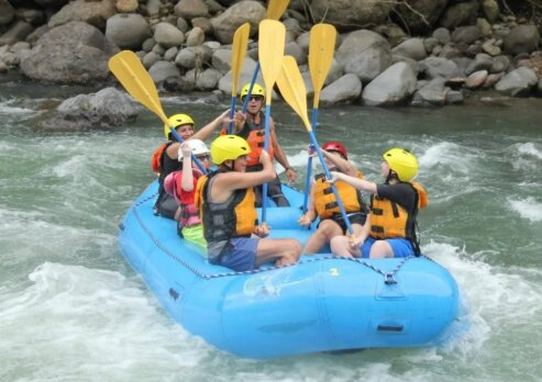 Rafting on the Pejibaye River