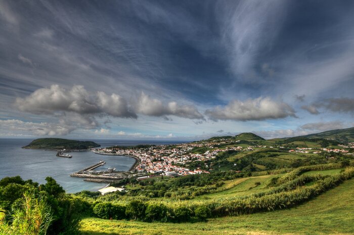 Discover the city of Horta on Faial Island in October