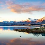 The Southern Alps overlooking Lake Tekapo