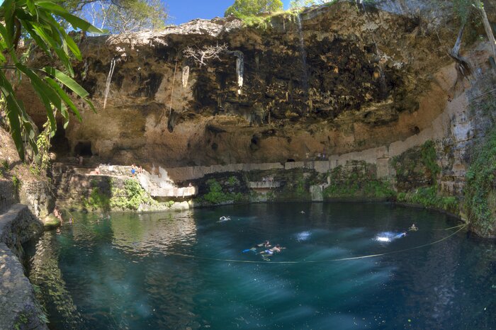 Cenote Zaci in Valladolid, Yucatán