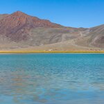 A mountain lake in Altai Tavan Bogd National Park
